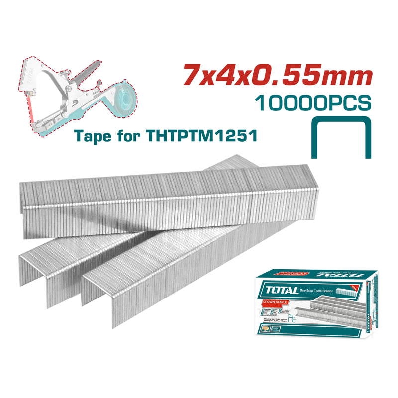 Grapas para máquina atadora de plantas. 10000 piezas. (THTPTM1251)