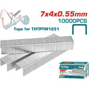 Grapas para máquina atadora de plantas. 10000 piezas. (THTPTM1251)