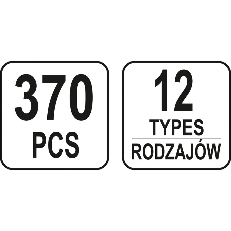 Clips de retención a presión automóvil remaches plástico sujetadores MITSUBISHI 370PCS