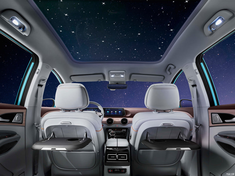 MPV YATCH 7 asientos Forthing Gasolina Vers Exclusive 10 airbags 360° Cam Color Cyan/ Interior Beige