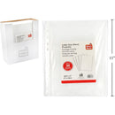 Protector de hojas de 20 pzs, 8.5 "x 11" pp bg w / lbl, 24