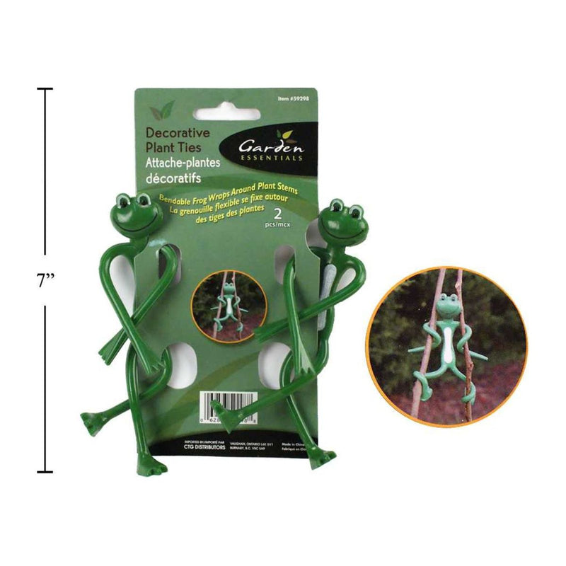 Garden E. 2 piezas de lazos para plantas de rana para fijar plantas