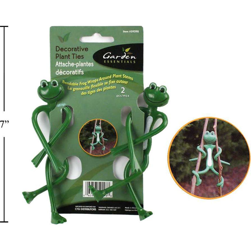 Garden E. 2 piezas de lazos para plantas de rana para fijar plantas