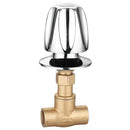 Llave o maneral de ducha sencillo cuello largo bronce. 450 gr. NESSATI