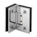 Bisagra ducha vidrio-vidrio 90° Ajustable Bronce niquelado alta calidad. Garantia 10 años