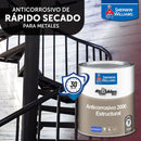 Pintura anticorrosiva satinada color rojo, 1/4 Galón. Sherwin Williams