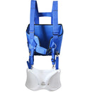 Cinturón arnés soporte de caña pesca Azul