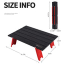 Mesa plegable chica portátil para acampar