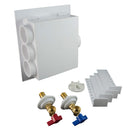 Kit de caja para lavadora. Color blanco