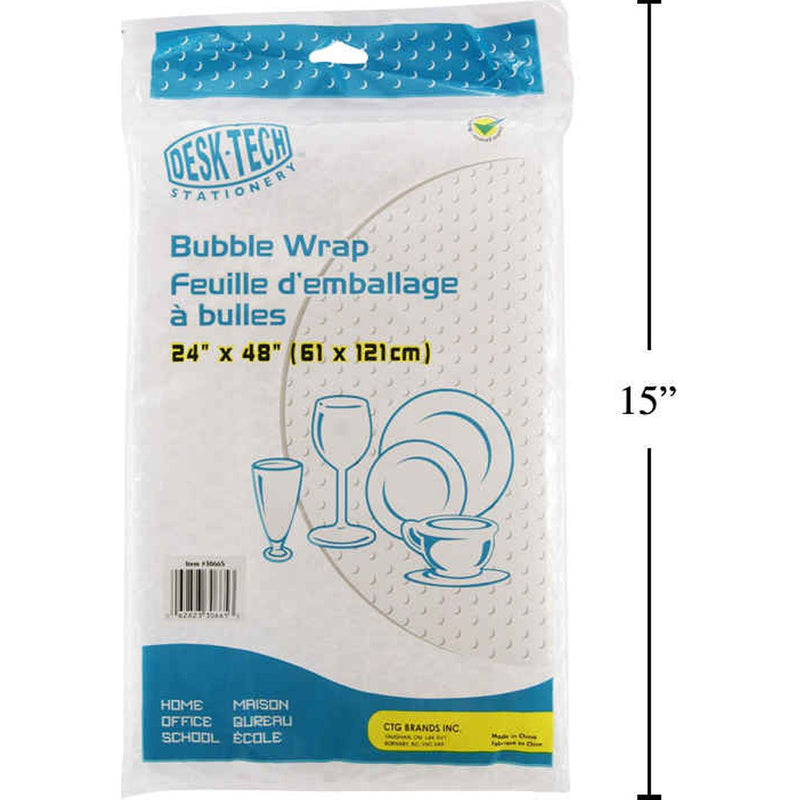 Plástico de burbujas Desk Tech de 24 "x 48"