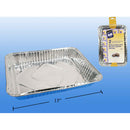 Moldes para pasteles de papel de aluminio oblongos de 2 piezas, 12-3 / 4 "x8-7 / 8" x1-1 / 4 "