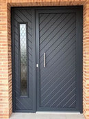 Perfil Lama para Puertas - Fijos - Portones. Espesor 1.2 mm. Largo 5.85 mts. Acabado Negro