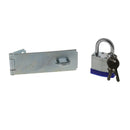 Aldaba de seguridad de 4-1/2" con candado de 1-1/2"