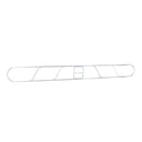 Marco de metal de 5" x 48" para mopas de trapeadores