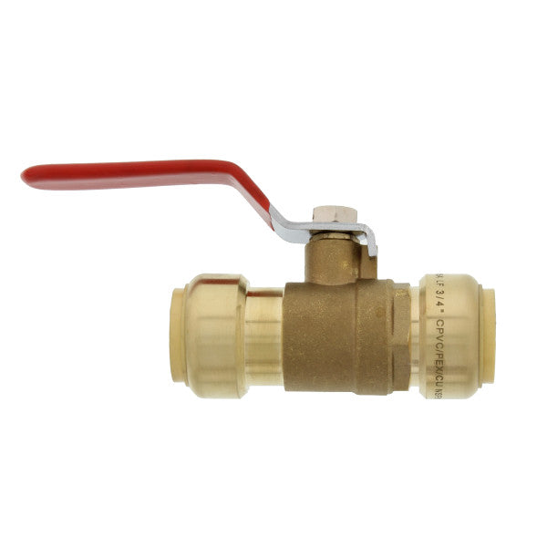 Válvula de bola de empuje (Push On) de 3/4"