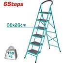 Escalera de 6 peldaños metálica  TOTAL TOOLS