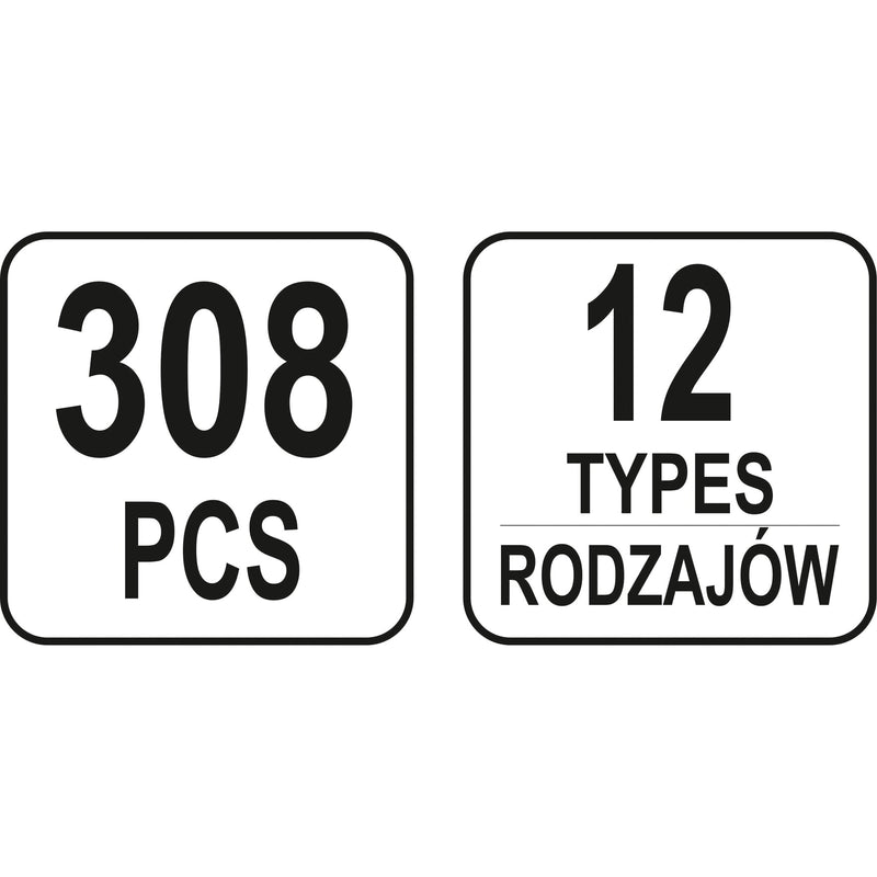 Clips de retención a presión automóvil remaches plástico sujetadores  FIAT 308PCS