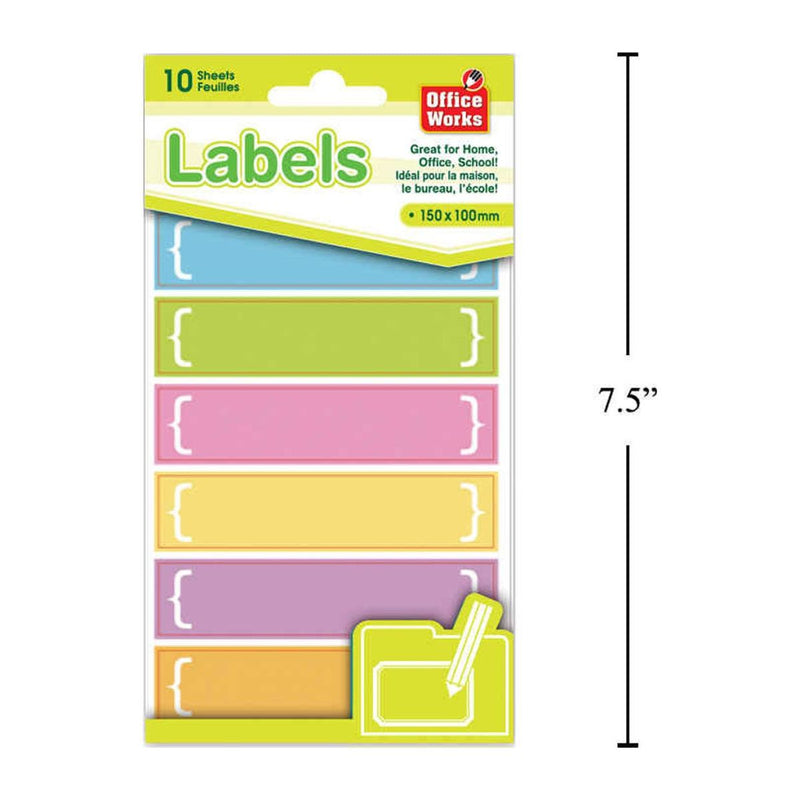 Etiquetas stickers adhesivos para notas o mensajes 10 pzas