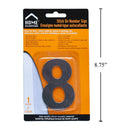 Letrero Señal numérica adhesiva de 3"