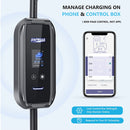 Cargador carros eléctricos Tipo1 J1772 nivel 2 10-40A 110-240V  WiFi Dual portátil o de pared