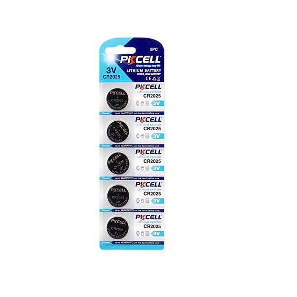 Baterías CR2025 5 pzas