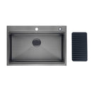 Fregador de acero inoxidable 30" x 20" x 9". Calibre 16. ONTARIO