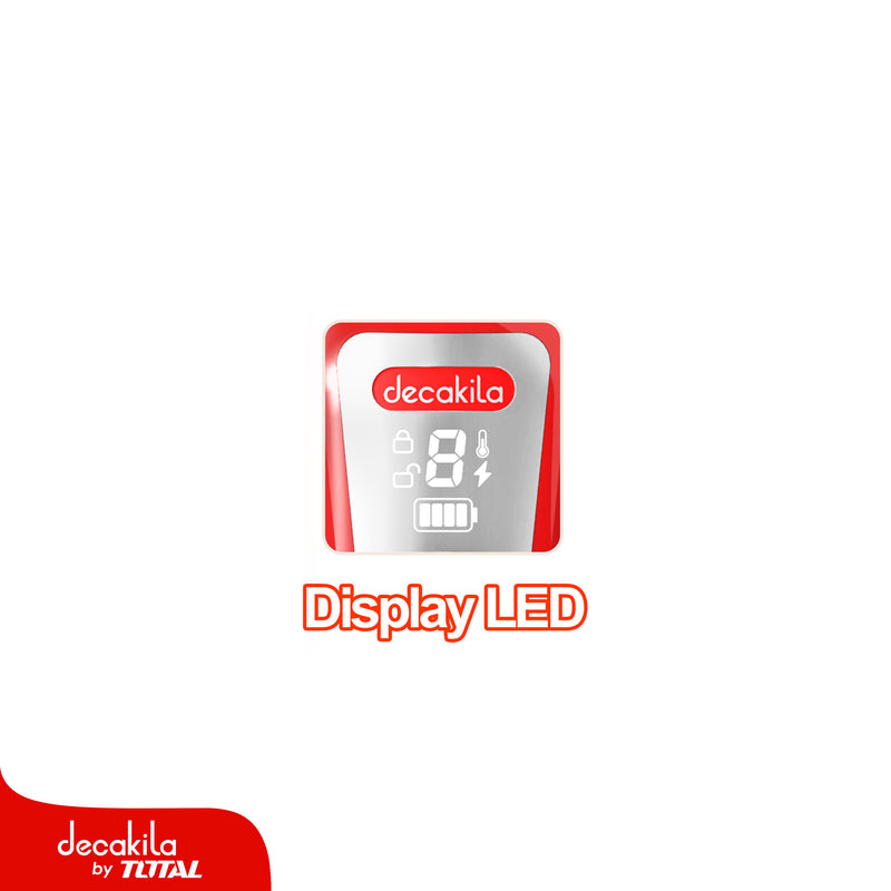 Licuadora Inalámbrica Roja 1.5L 300W 16V 2 Velocidades.Jarra de Vidrio. Incluye Batería y cargador.