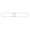 Marco de metal de 5" x 36" para mopas de trapeadores