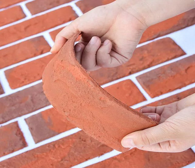 Piedra Flexible Ladrillo Oscuro panel 240 X 60 mm (2.5 - 3.3mm) 350 Pc/ box (5.04 m2)