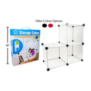 Organizador repisa 3 cubos estanteria de almacenamiento Tamaño del panel: 30 x 30 cm (colores variados)