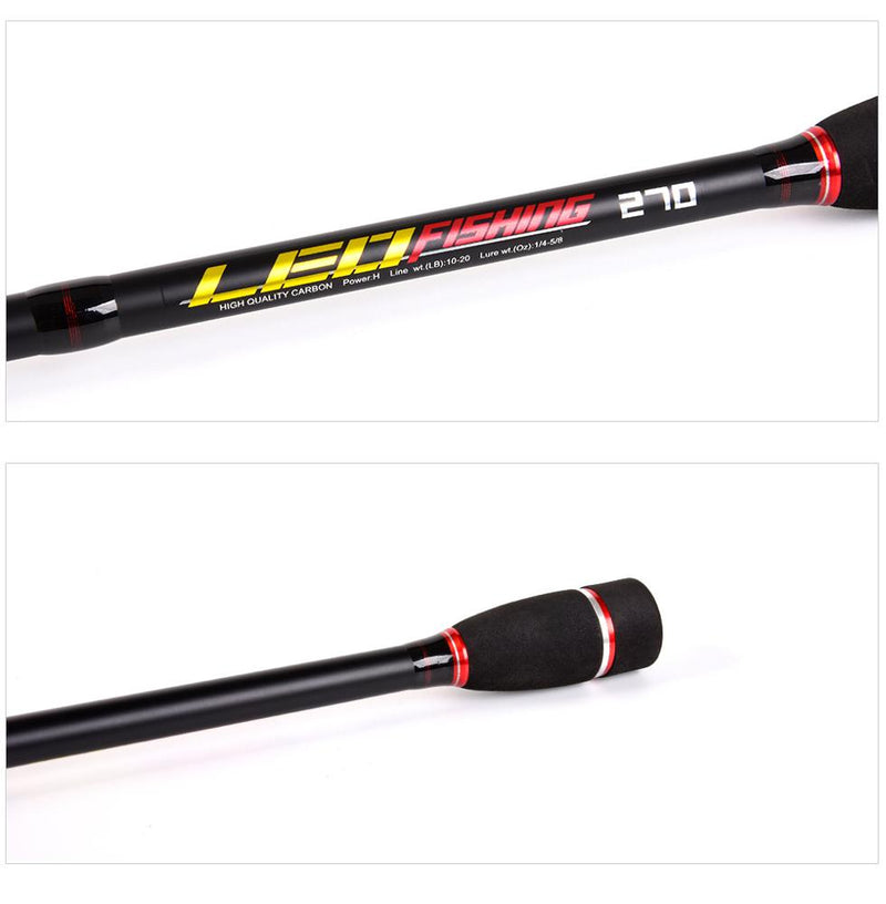 Caña de pescar telescópica 2.4 m spinning carbono