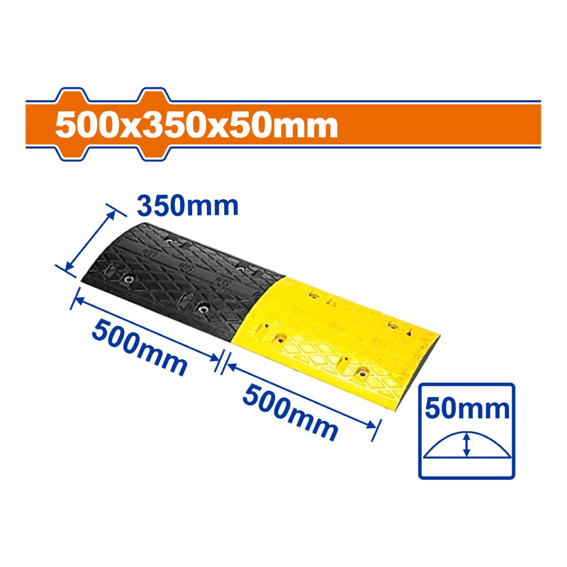 Policia Muerto acostado. 1000×350×50mm Resalto para Reducción Vial.