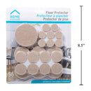 Protectores de piso para muebles en surtido de 56 piezas autoadhesivos