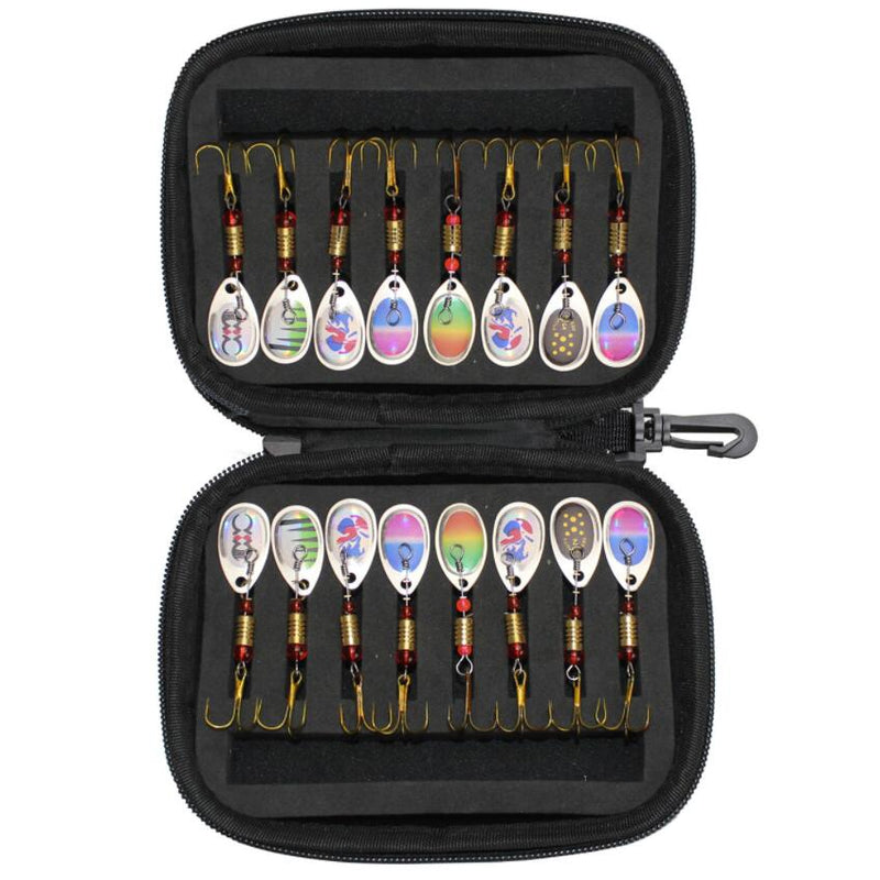 Kit señuelos insecto 16 Uds. estuche de tela