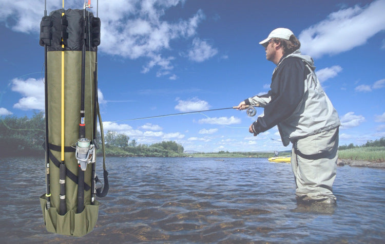 Bolso multiuso porta cañas de pescar