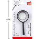 Lupa de 50 mm con lente de vidrio, b / c (HZ)