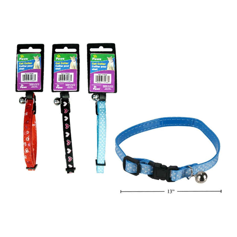 Collar para gatos  (1pza) (Viene en colores variados al azar)
