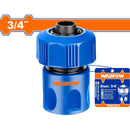 Conector rápido para manguera con adaptador de 3/4"