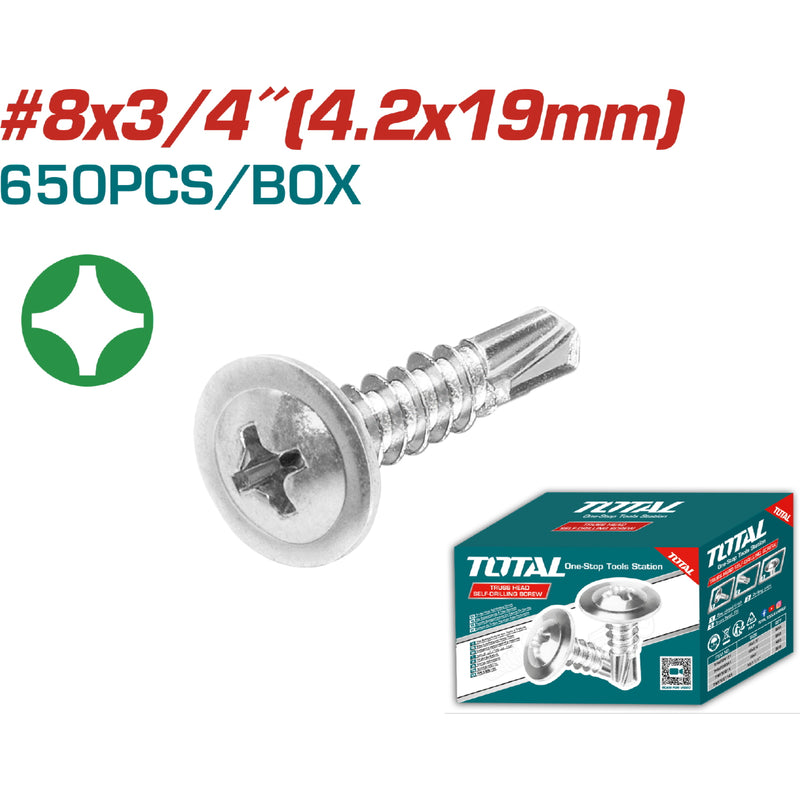 Tornillo autoperforante punta de broca.