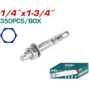 Taco Galvanizado de Cuña. Acero al carbono. Acabado Zincado.