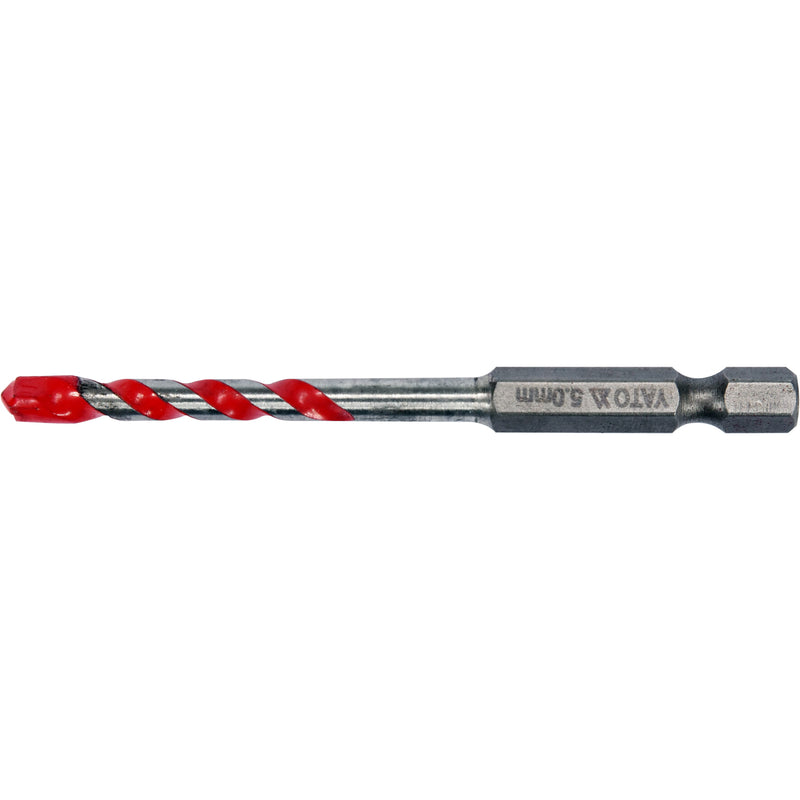 Broca Universal  5mm Metal, Concreto, madera, aluminio Cerámica vástago hex