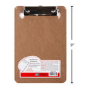 Tablero con clip de 6 x 9 ", paquete retráctil (HZ) Portapapeles