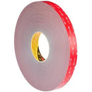 Cinta adhesiva doble contacto 3M gris de 3/4" X 36 YD