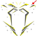 Calcomania izquierda del frontal (K-BLADE125)