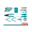 Juego de herramientas para electricista, 11 Piezas.