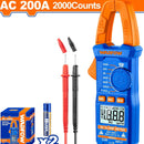 Medidor de abrazadera. Pinza amperimétrica AC 200A 2000 Dígitos.