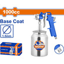 Pistola spray para Pintar 1000cc. Boquilla: 1.5mm. Ideal capa base. Presión: 3-4 bar. De aire para compresor