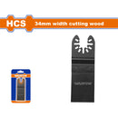 Cuchilla para Sierra Oscilante de HCS 34x40mm. Corte en Madera. Dientes Fresados. Sierra oscilatoria