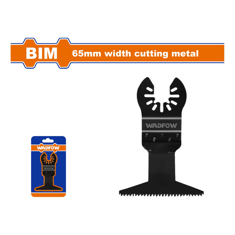 Cuchilla para Sierra Oscilante de Bi-Metal. 65x40mm. Corte en Metal. Dientes fresados y Ondulados.