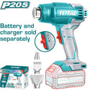Pistola de calor Inalámbrica. 20V. 300/550°C. Batería y cargador por separado.
